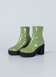 Stillwater Platform Boots Green