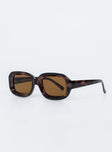 Sunglasses UV 400 Rectangle shape  Tort frame 