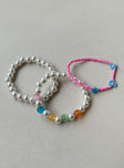 Pintel Beaded Bracelet Multi