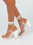 Billini Virden Heels White