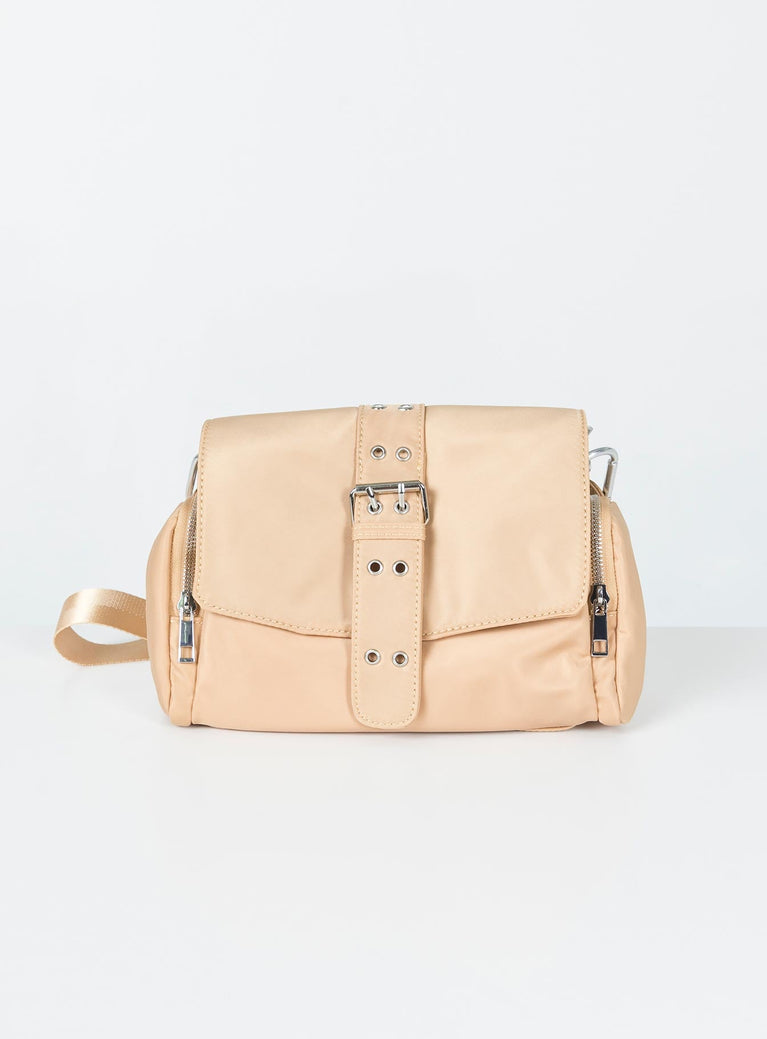 Julietta Utility Crossbody Bag Beige