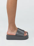 Satya Platform Sandals Slate