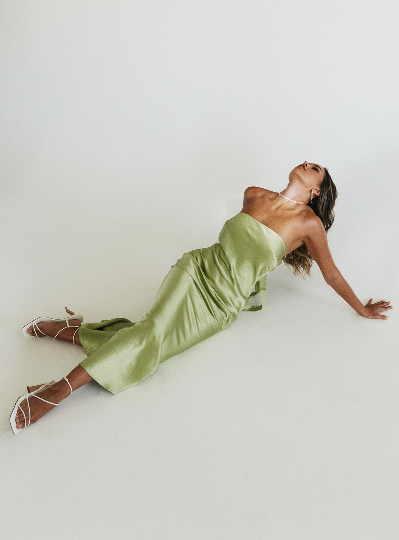 Shop Formal Dress - Haley Maxi Dress Green secondary image