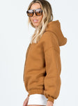 Reign Hoodie Brown Princess Polly  regular 