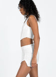 Reuss Mini Skirt White