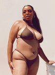 Kaila Bikini Bottom Chocolate Curve