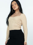 Laraine Long Sleeve Top Cream