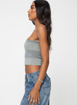 Sparkly one shoulder top  Good stretch, unlined 