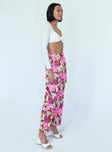 Princess Polly   Floral Field Pants Pink