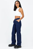 The Nina Cargo Jeans Denim