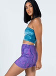 Carmela Mini Skirt Purple