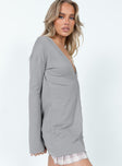 Macy Cardigan Grey Princess Polly  regular 