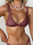 Josie Bikini Top Mauve