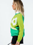 Ronalee Sweater Green Princess Polly  regular 