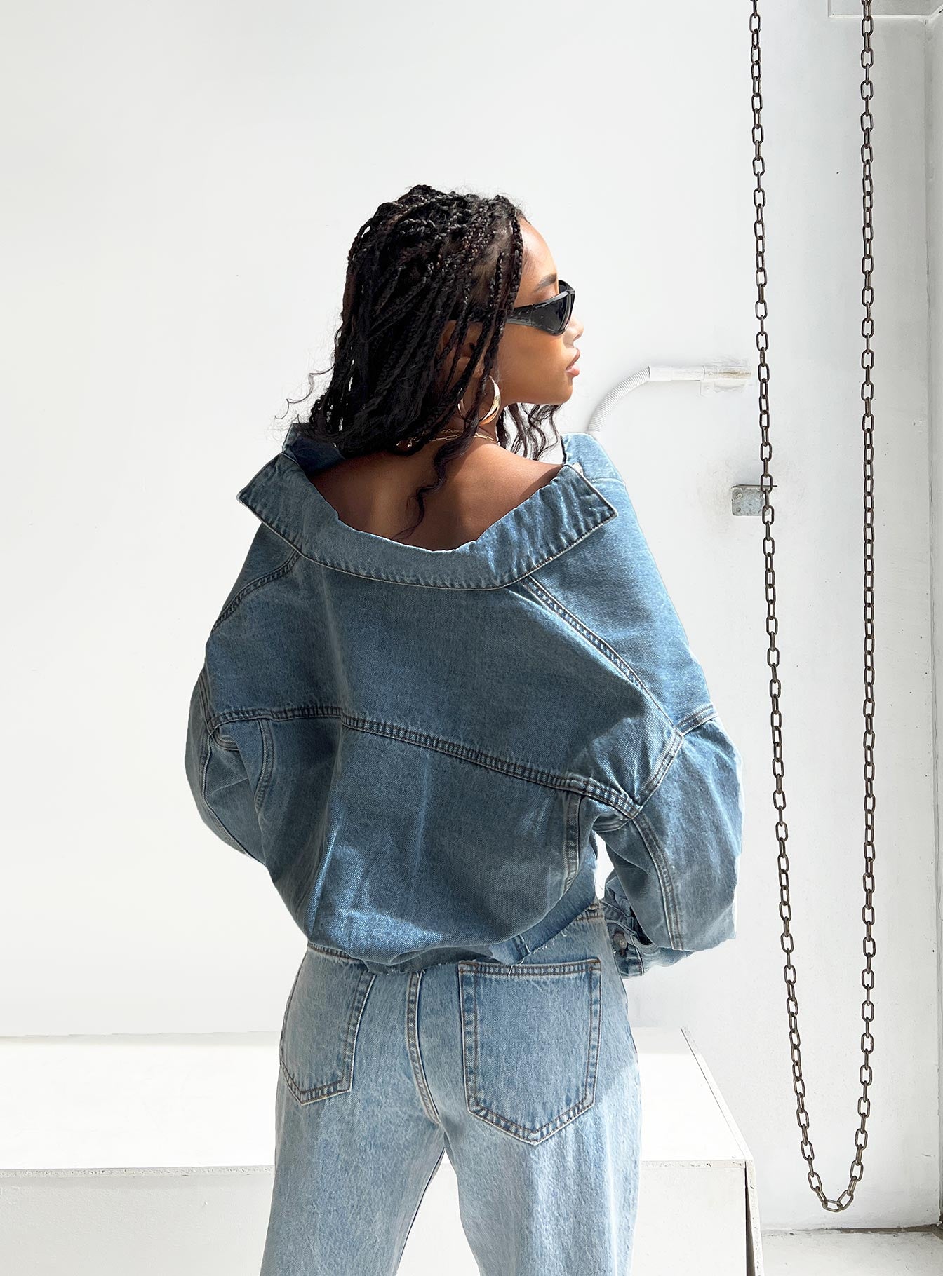 Princess polly denim jacket store