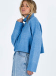 Carrie Jane Sweater Blue Princess Polly  regular 