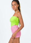 Cooper Space Dye Knit Shorts Pink