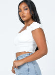 Love Galore Top White