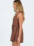 Tessa Playsuit Brown