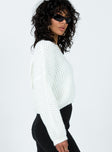 Calvary Sweater White Princess Polly  Cropped 