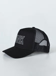 PUNK Trucker Hat Black