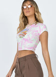 Toadally Cool Top Pink / Green