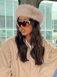 Franci Faux Fur Hat Cream