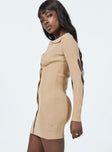 Angelica Mini Dress Beige