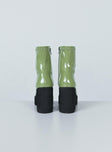 Stillwater Platform Boots Green