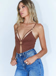 Knox Bodysuit Brown