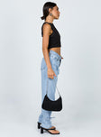 Connection Ankle Tie Denim Jeans