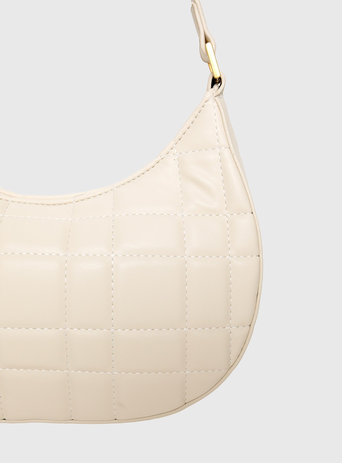 Cream discount slouch bag