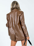 Jocelyn Jacket Dark Brown