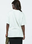 Tee Printed graphic Drop shoulder Good stretch