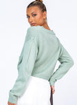 Jen Cardigan Green Princess Polly  Cropped 