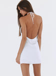 Langer Mini Dress White Lower Impact