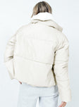 Augie Puffer Jacket Cream