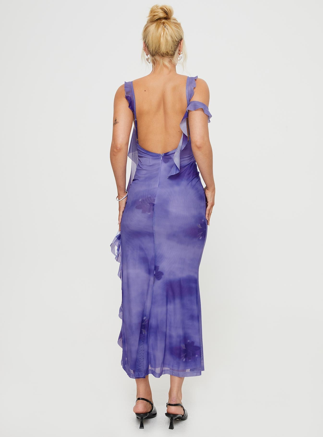 Shop Formal Dress - Velick Midi Dress Purple secondary image