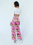 Princess Polly   Floral Field Pants Pink