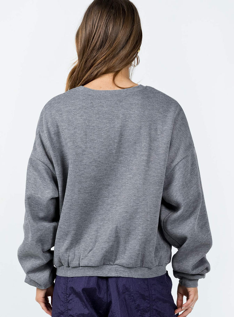 Love Bites Sweatshirt Grey