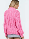 Jendi Sweater Pink Princess Polly  long 