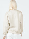 Malibu Athletics Sweatshirt Cream