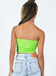 Balance Strapless Top Green