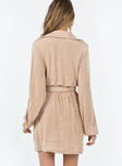 Party Time Mini Dress Beige