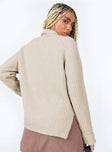 Mairead Knit Sweater Beige