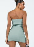 Torrington Tube Mini Dress Green