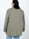 Codi Oversized Blazer Grey Curve