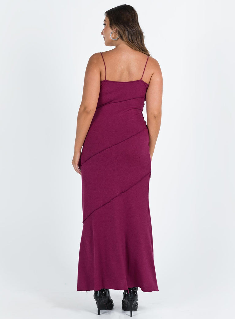 Andros Maxi Dress Burgundy 1084