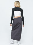 Crosswalk Maxi Skirt Slate