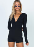 Angel Playsuit Black